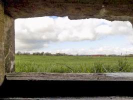 Ligne Maginot - 8B - FOCHELLE - (Blockhaus pour arme infanterie) - Créneau Hotchkiss vers le sud-ouest