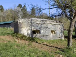 Ligne Maginot - 8C - AUTRECOURT SUD - (Blockhaus pour arme infanterie) - Face centrale (droite)