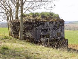 Ligne Maginot - 9B - LE CHENELET SUD - (Blockhaus pour arme infanterie) - Face droite