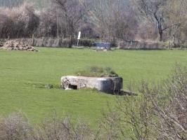 Ligne Maginot - 9B - LE CHENELET SUD - (Blockhaus pour arme infanterie) - Vue vers le nord-ouest, bloc 1B