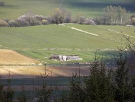 Ligne Maginot - 9B - LE CHENELET SUD - (Blockhaus pour arme infanterie) - Vue vers le nord-est, A102