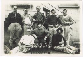 Ligne Maginot - EINSELING - (Casernement) - Baraquements légers - Ferme Ohlmuhle
Une partie de l'équipage de l'ouvrage de l'Einseling
