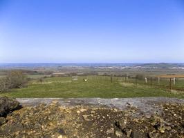 Ligne Maginot - 10A - LE CHENELET NORD - (Blockhaus pour canon) - Vue vers le nord-est (direction de tir, 2 x Hotchkiss)