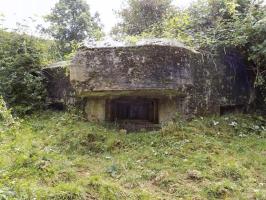 Ligne Maginot - 10C - CHATEAU D'AUTRECOURT - (Blockhaus pour arme infanterie) - Face frontale. (Vers le nord-est).