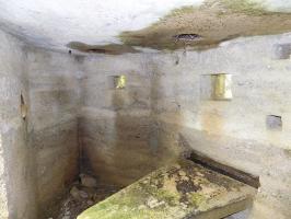 Ligne Maginot - 10C - CHATEAU D'AUTRECOURT - (Blockhaus pour arme infanterie) - Créneaux gauche, FM/Obs et centrale, Hotchkiss