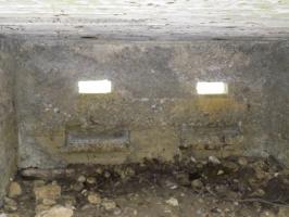 Ligne Maginot - 11A - LA BOULETTE - (Blockhaus pour canon) - Les créneaux Hotchkiss