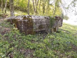 Ligne Maginot - 11C - VALMONT - (Blockhaus pour arme infanterie) - Faces frontale et droite
