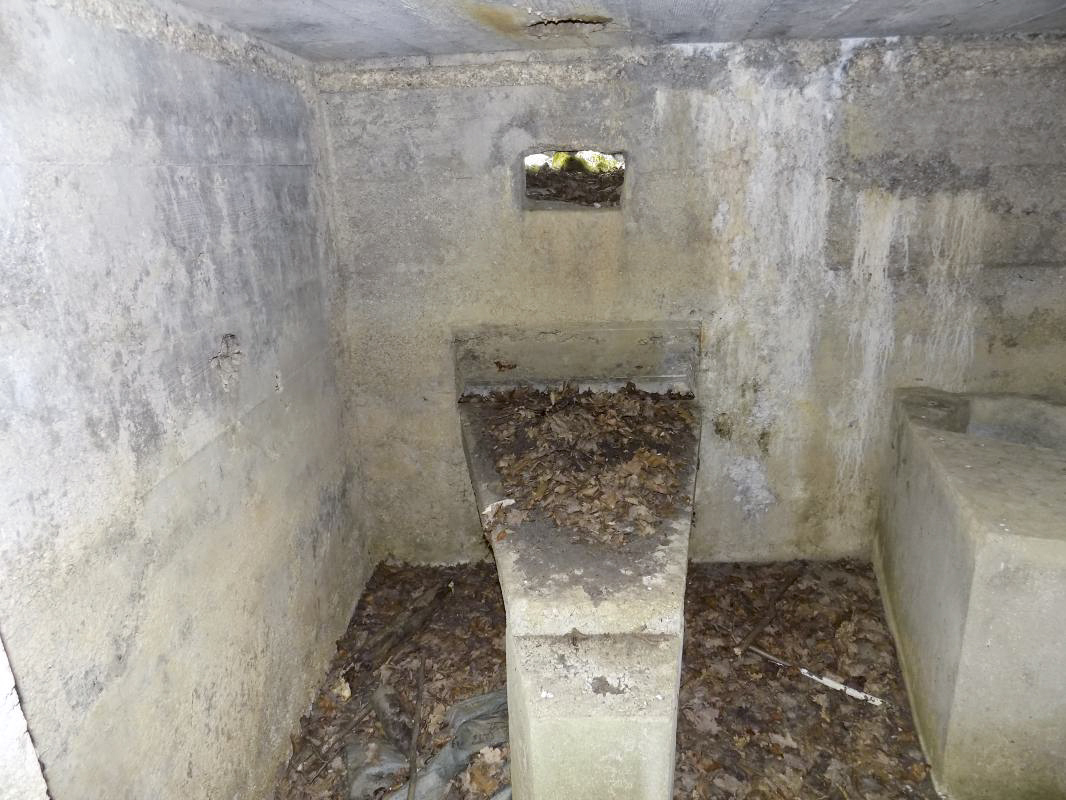 Ligne Maginot - 23A - ELAIRE SUD - (Blockhaus pour canon) - Créneau Hotchkiss