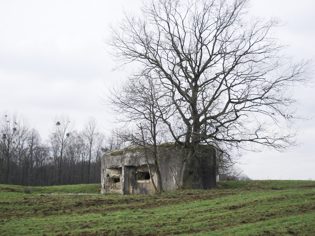 Ligne Maginot - Casemate A72 - Les AYVELLES Sud - Face droite, pris de l'est