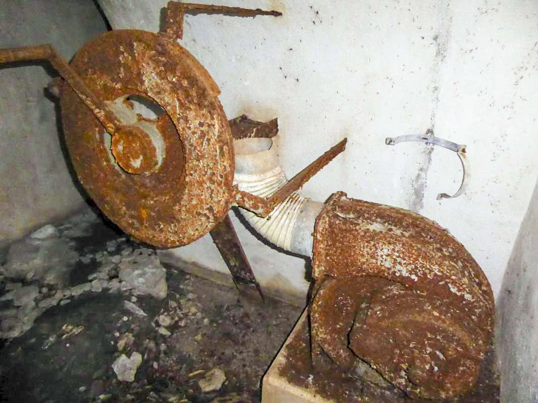 Ligne Maginot - PLANET - (Ouvrage d'infanterie) - Ventilateur manuel - ELLENA-CUNY