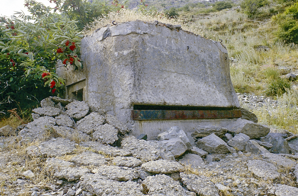 Ligne Maginot - LE PRA (LP)  - (AVANT POSTE) - (Ouvrage d'infanterie) - Bloc 4
Son observatoire