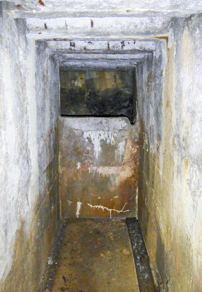 Ligne Maginot - LE PRA (LP)  - (AVANT POSTE) - (Ouvrage d'infanterie) - Le casernement
Source captée