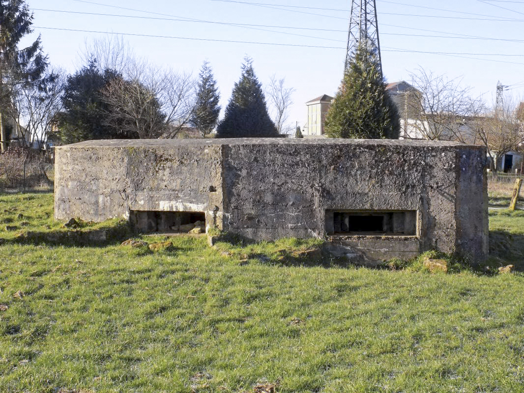 Ligne Maginot - BB77-B - LES HACHES EST - (Blockhaus pour canon) - Face frontale