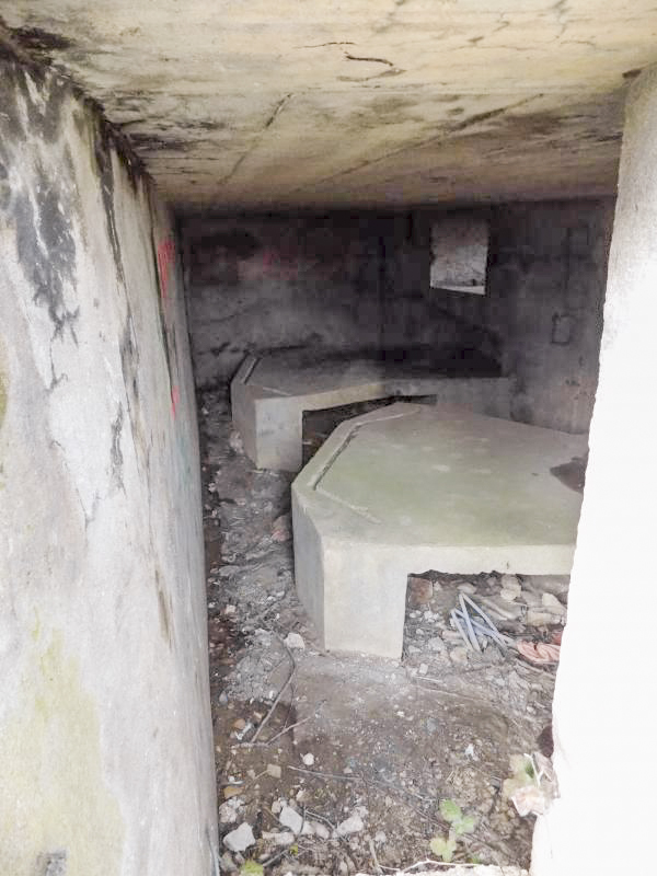 Ligne Maginot - BB77-D - LE LINHAT NORD - (Blockhaus pour arme infanterie) - Vue de l'entrée