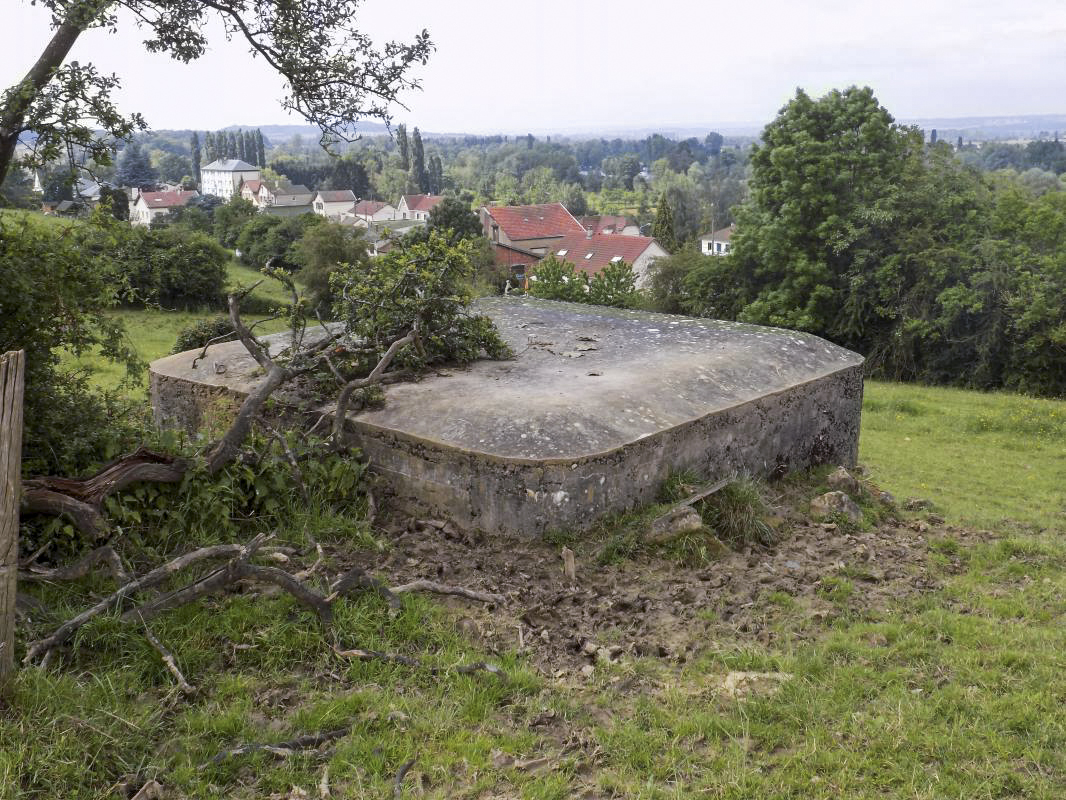Ligne Maginot - BB80 - L'ORANGERIE - (Blockhaus pour canon) - Faces l'arrière et droite