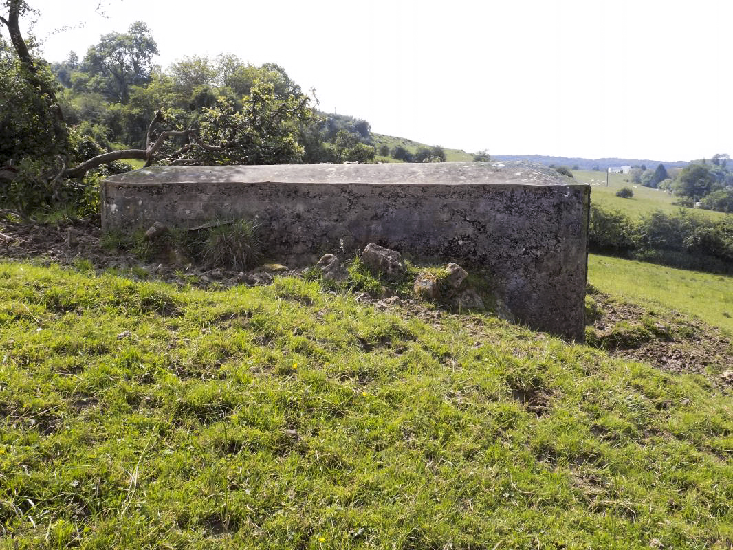 Ligne Maginot - BB80 - L'ORANGERIE - (Blockhaus pour canon) - Face droite