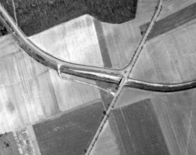 Ligne Maginot - STEINBESCH SUD (39° RAMF) - (PC) -  - IGN - Géoportail 1951