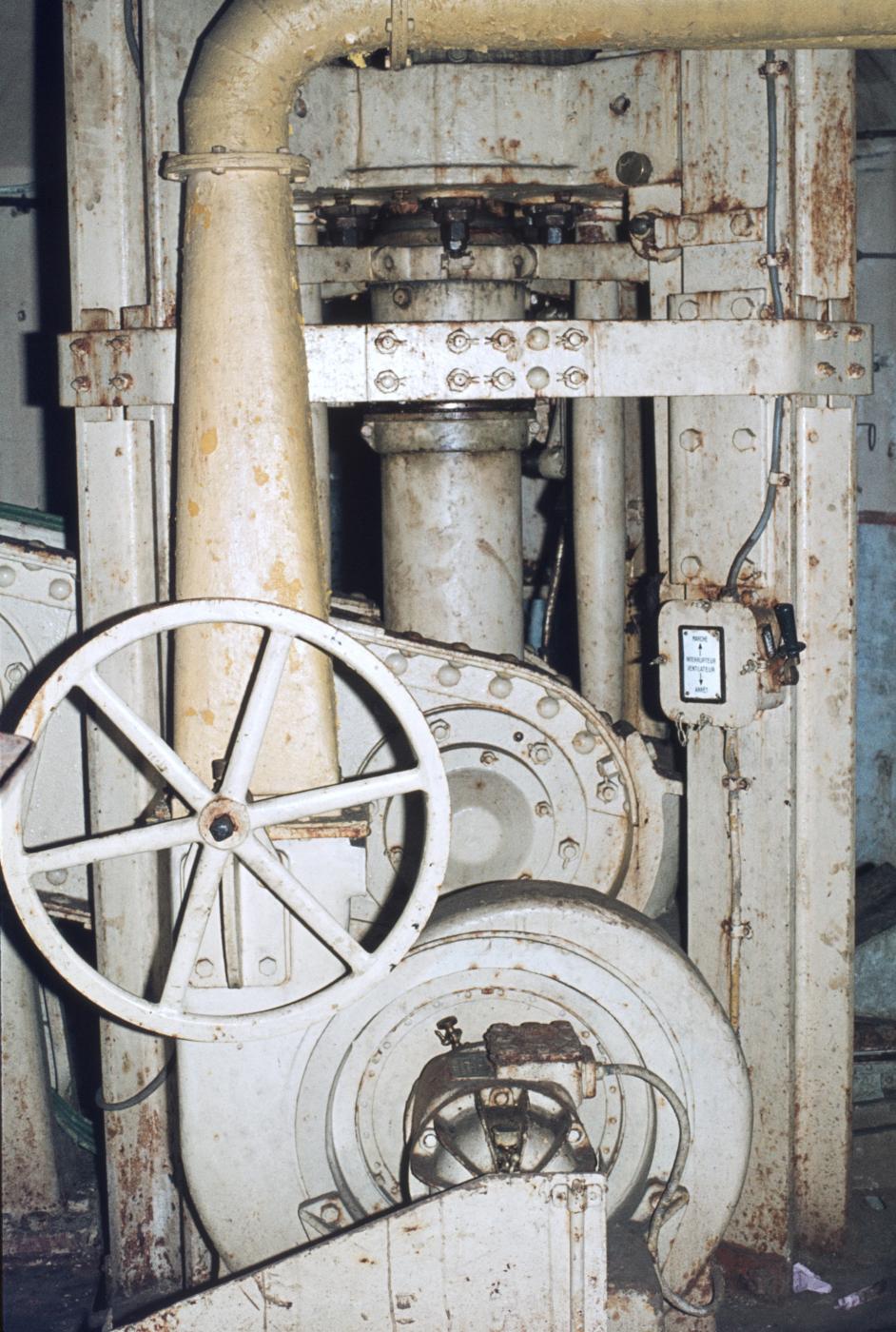 Ligne Maginot - BAMBESCH - A35 - (Ouvrage d'infanterie) - Bloc 1
Étage inférieur de la tourelle - MANSUY Michel
