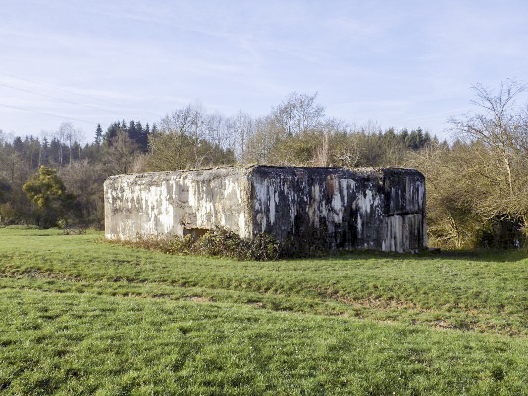 Ligne Maginot - A94 - BRUNCENT - (Blockhaus lourd type STG / STG-FCR - Simple) - Face frontale et face est