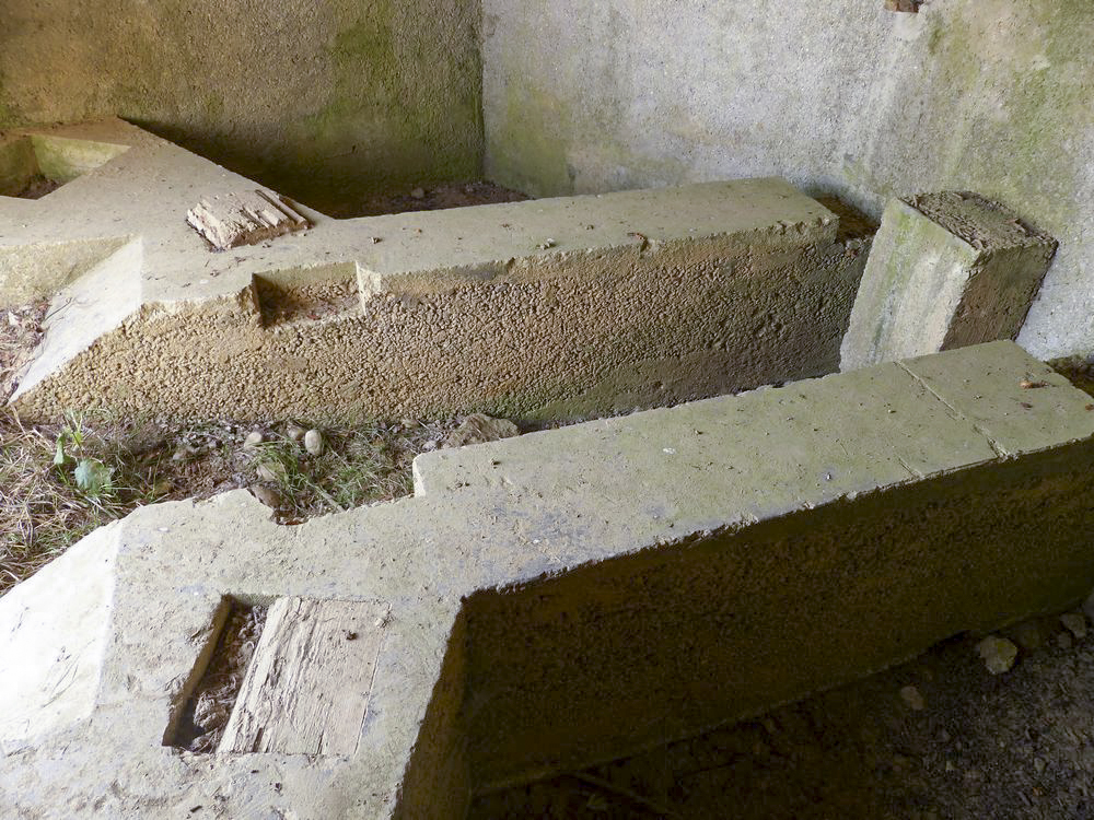 Ligne Maginot - 85 - LA TUILERIE - (Blockhaus pour canon) - Rampe d'accès pour le canon.