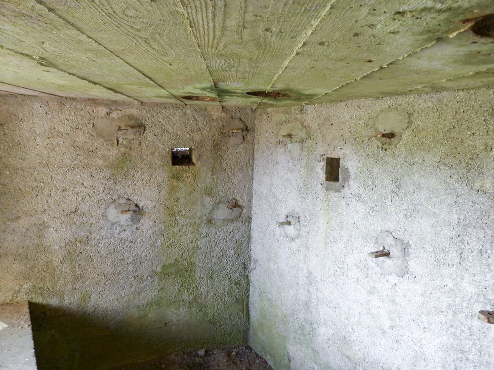 Ligne Maginot - 85 - LA TUILERIE - (Blockhaus pour canon) - Deux créneaux FM de droite 
