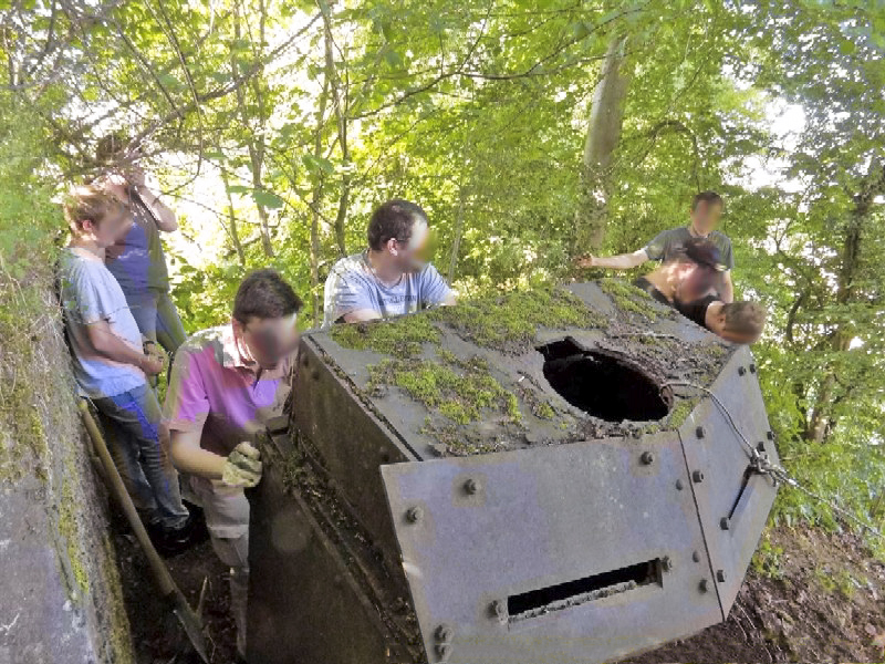 Ligne Maginot - GAILLARD - (Observatoire d'infanterie) - Opération démontage et récupération (phase 1)
Juin 2017