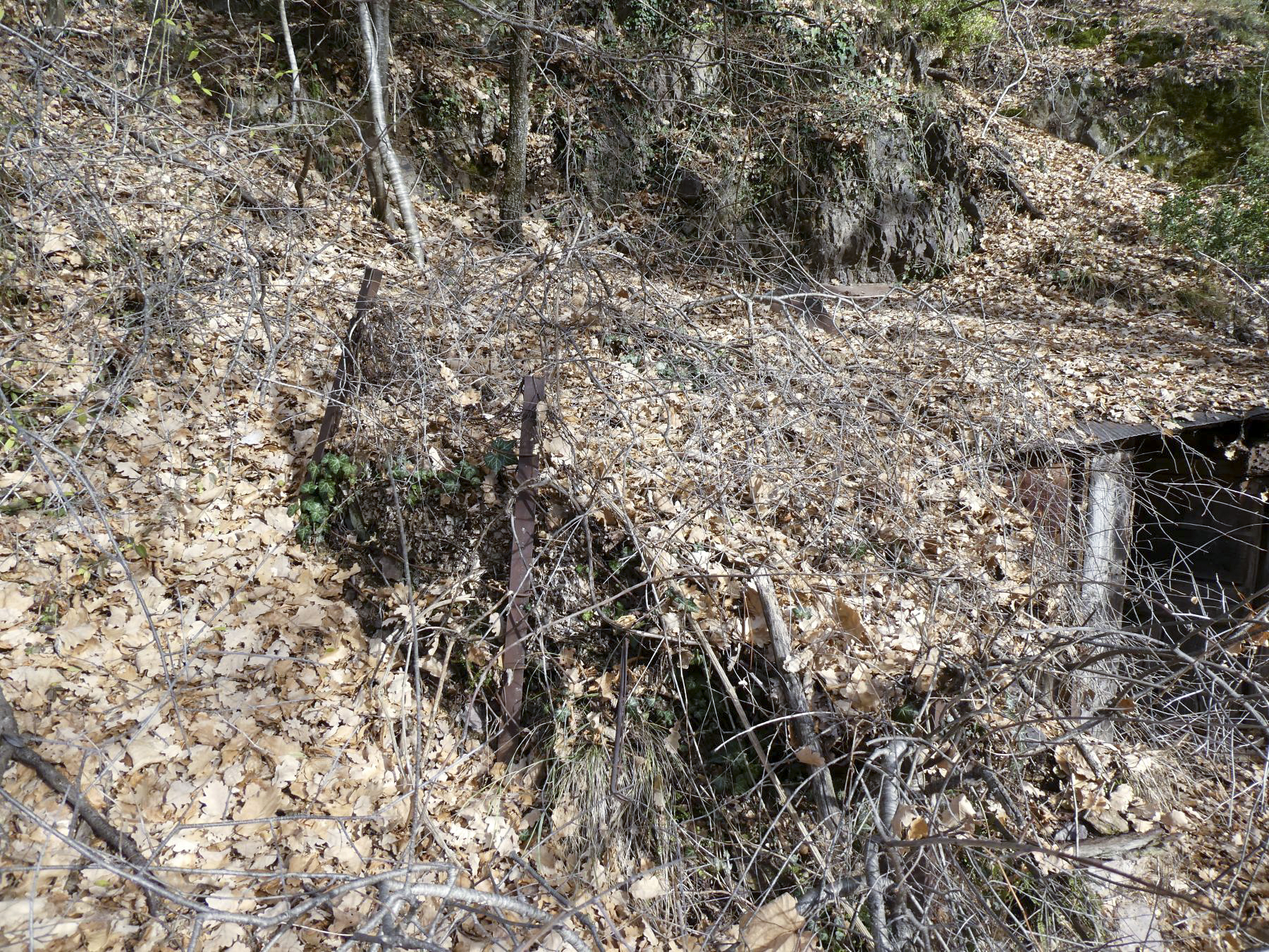 Ligne Maginot - O42 - LA COLETTA NORD - (Casemate d'infanterie - Simple) - Environnement
Abri - ELLENA Daniel - CUNY Philippe