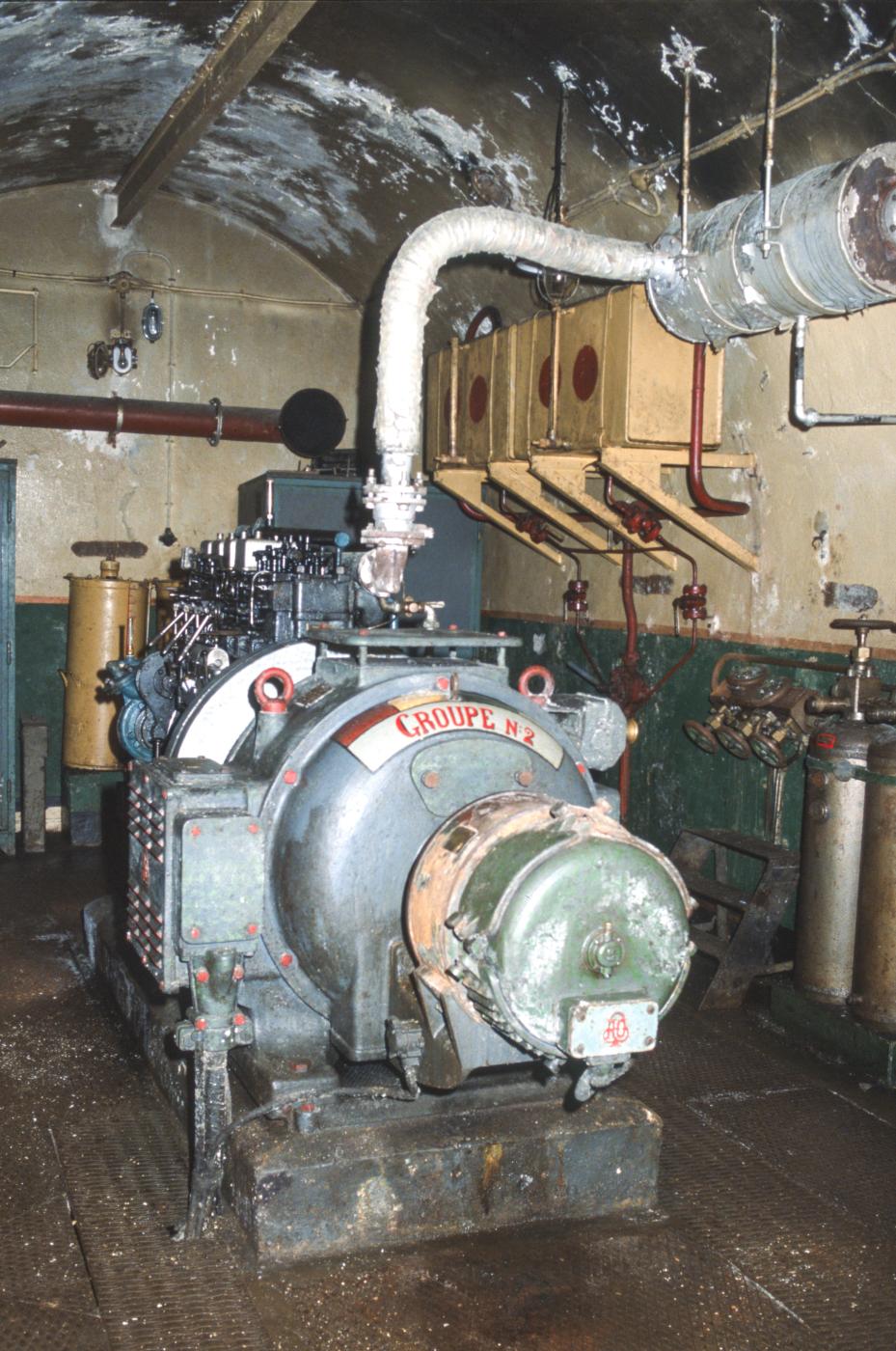 Ligne Maginot - BAMBESCH - A35 - (Ouvrage d'infanterie) - L'usine électrique
Groupe n°2 - MANSUY Michel