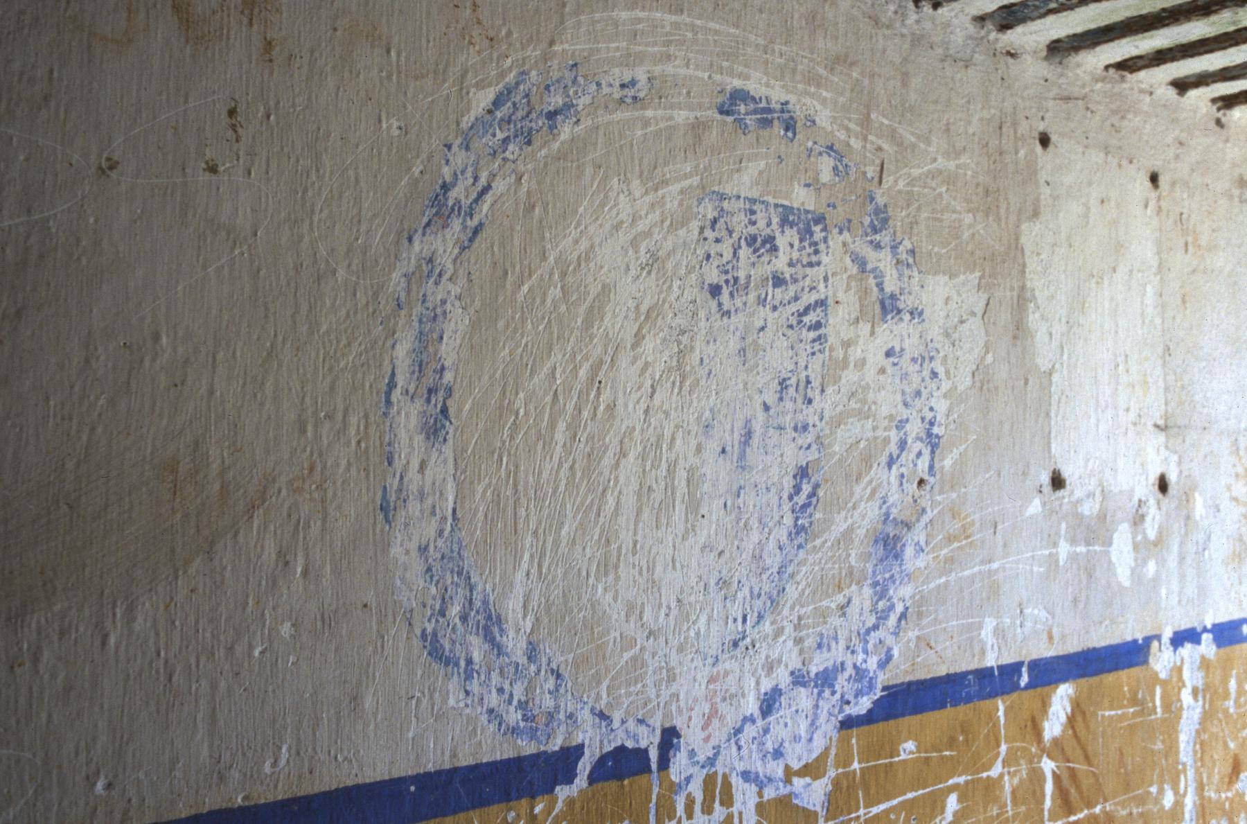 Ligne Maginot - BAMBIDERSTROFF SUD - C71 - (Casemate d'infanterie - Simple) - Ce qu'il reste d'un insigne - MANSUY Michel