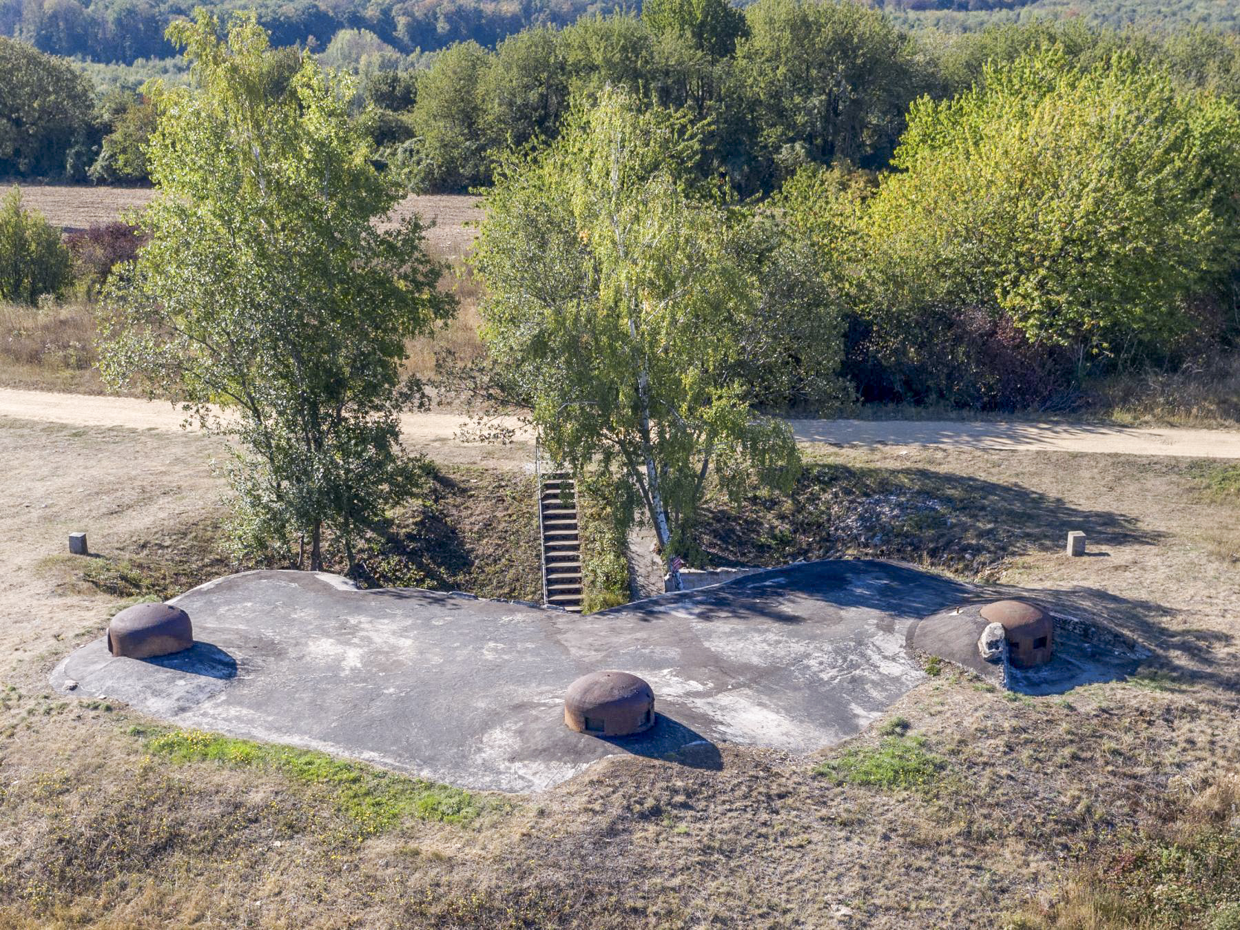 Ligne Maginot - EINSELING NORD - C72 - (Casemate d'infanterie) - Vue d'ensemble de la casemate