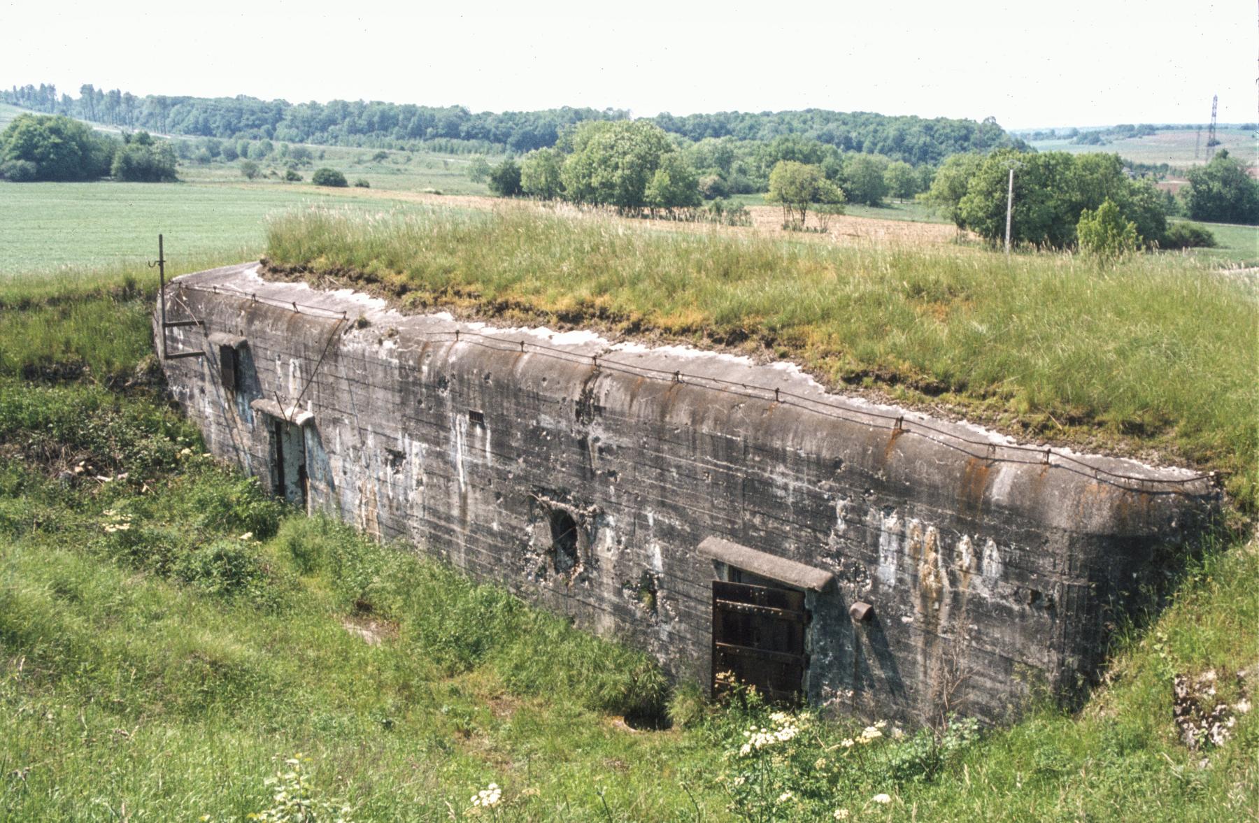 Ligne Maginot - QUATRE VENTS NORD - C74 - (Casemate d'infanterie - Simple) - Vue de la façade extérieure - MANSUY Michel