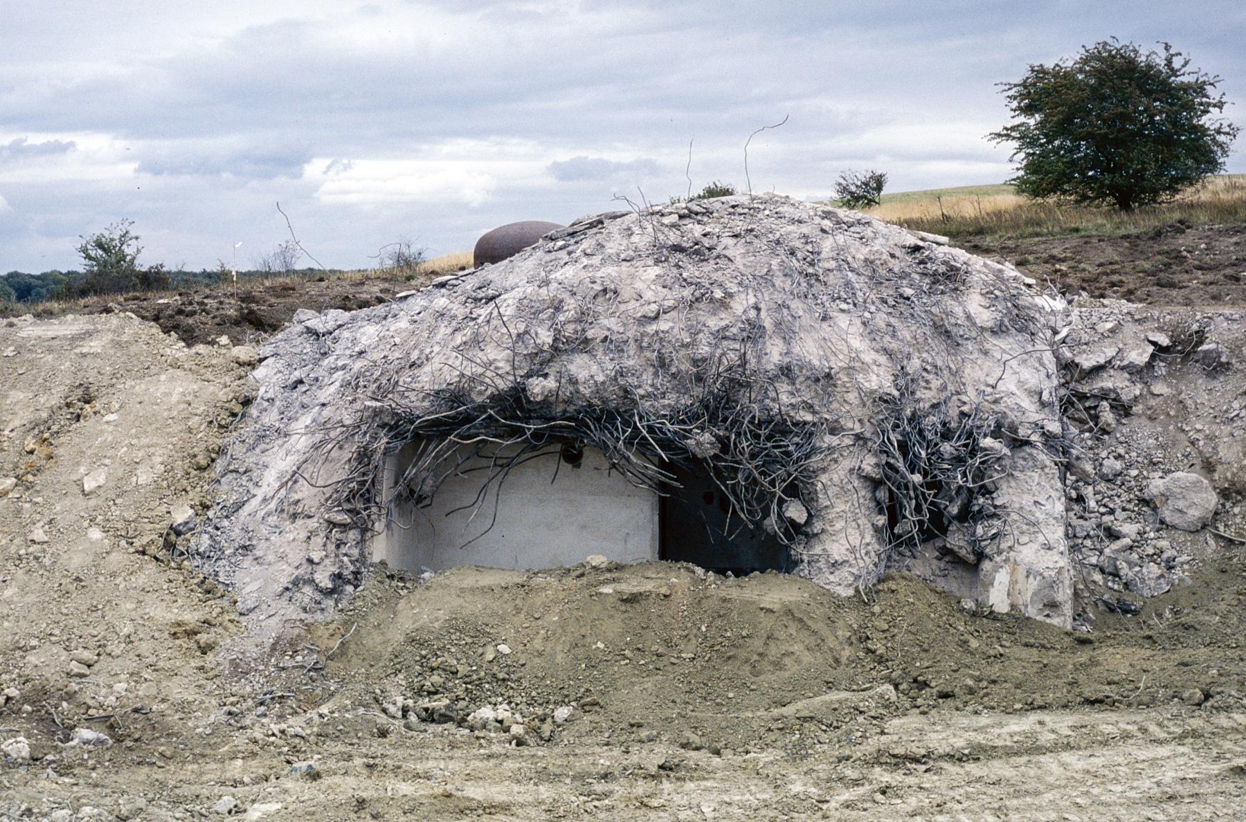 Ligne Maginot - QUATRE VENTS NORD - C74 - (Casemate d'infanterie - Simple) - Les travaux de destruction partielle - MANSUY Michel