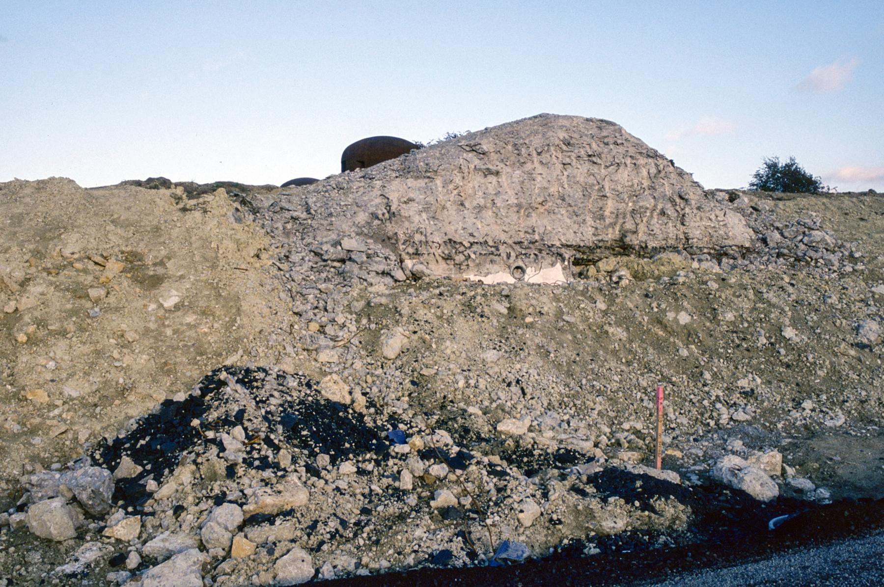 Ligne Maginot - QUATRE VENTS NORD - C74 - (Casemate d'infanterie - Simple) - Ce qu'il reste de la casemate - MANSUY Michel