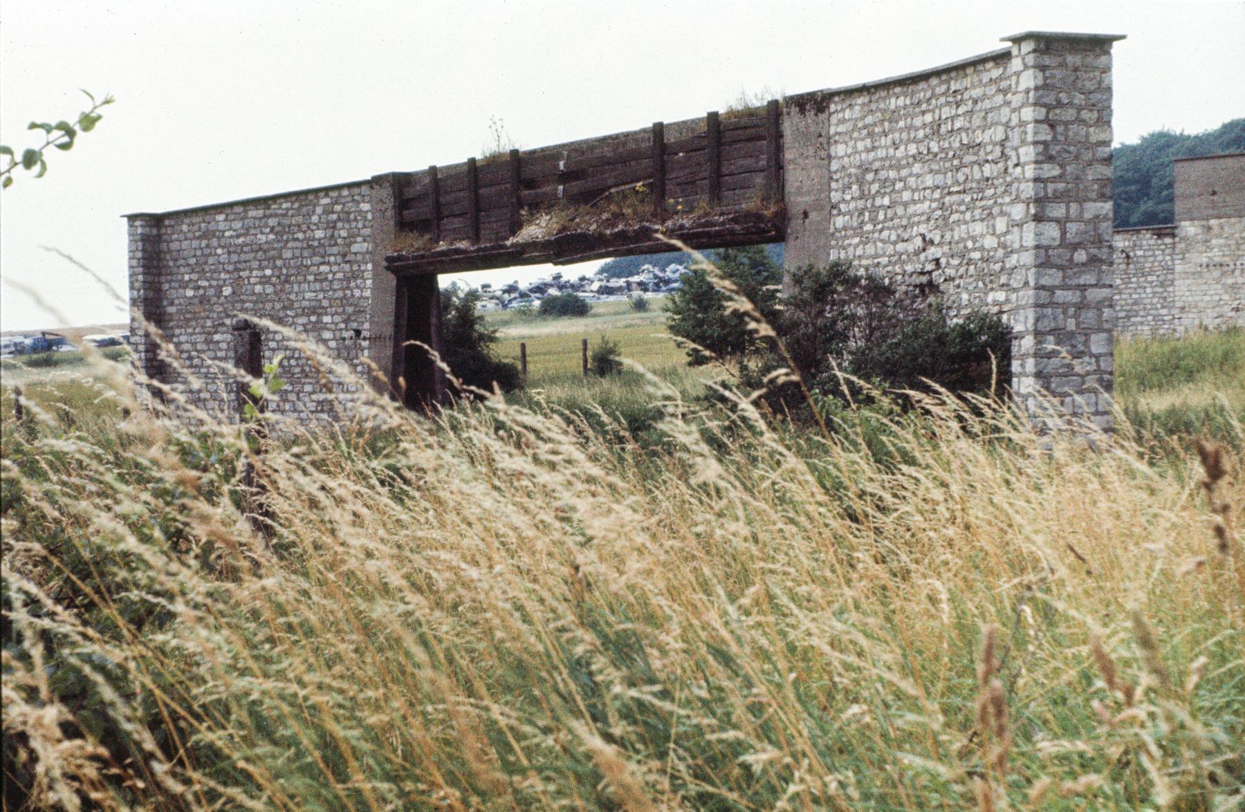 Ligne Maginot - ZIMMING - (Stand de tir) - Mur pare eclats - Michel Mansuy