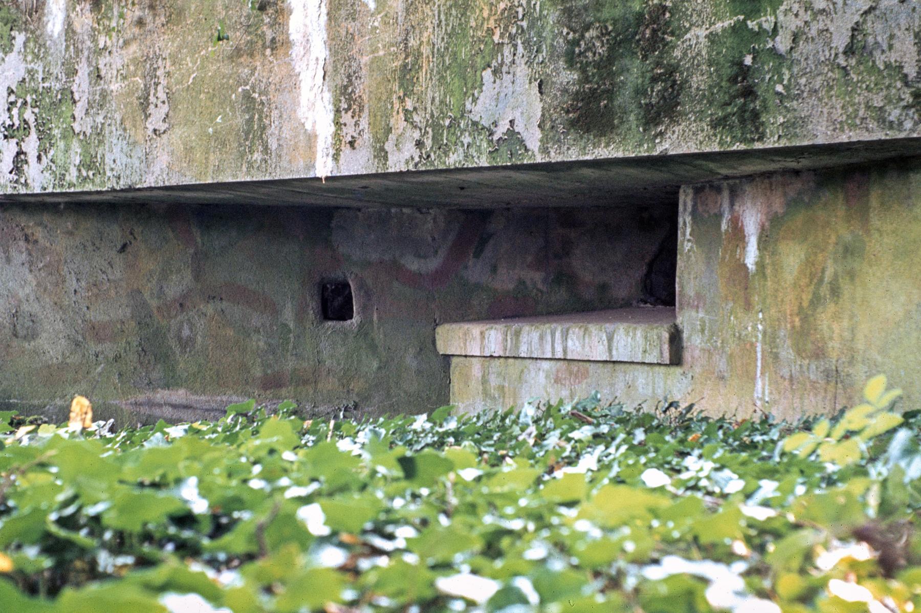 Ligne Maginot - AB10 - (Blockhaus pour canon) - Créneau et camouflage - MANSUY Michel
