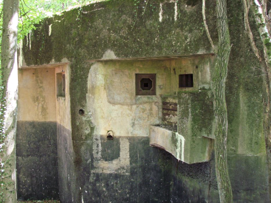 Ligne Maginot - BB374 - (Blockhaus pour canon) - Façade avant