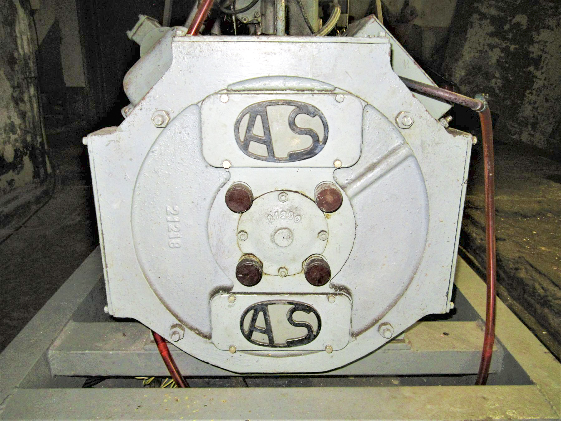 Ligne Maginot - EINSELING - A36 - (Ouvrage d'infanterie) - Etage inférieur
L'usine électrique
Alternateur Aubry & Simonin