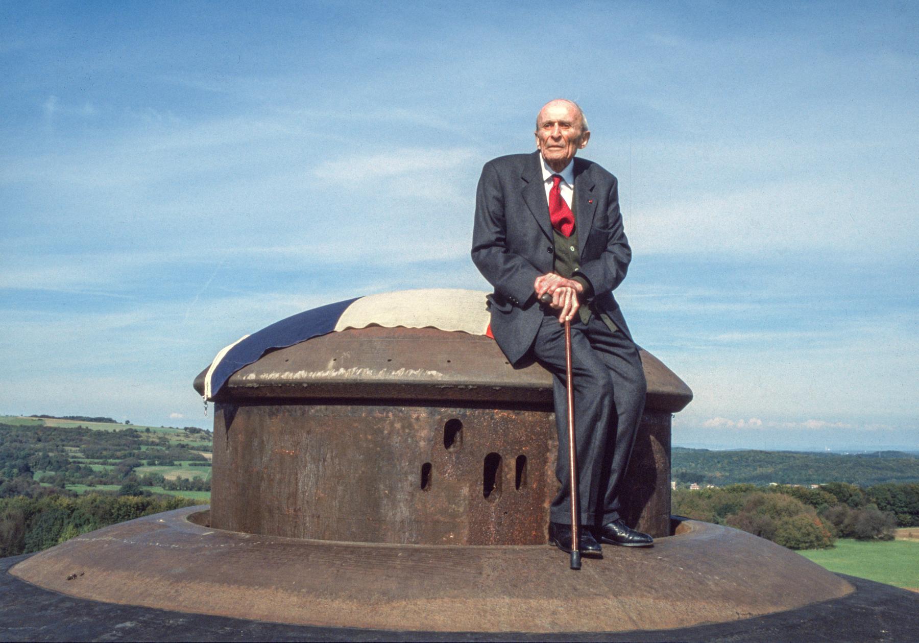 Ligne Maginot - EINSELING - A36 - (Ouvrage d'infanterie) - Le général Albéric Vaillant, lieutenant ayant commandé l'ouvrage en 1940 - Michel Mansuy