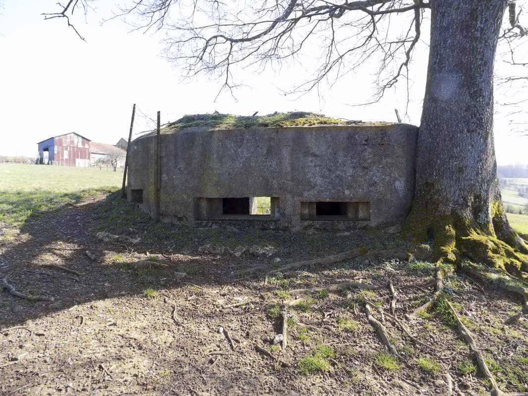Ligne Maginot - 2B - VAUX LES MOUZON OUEST - (Blockhaus pour canon) - Face nord-ouest - R Tucker