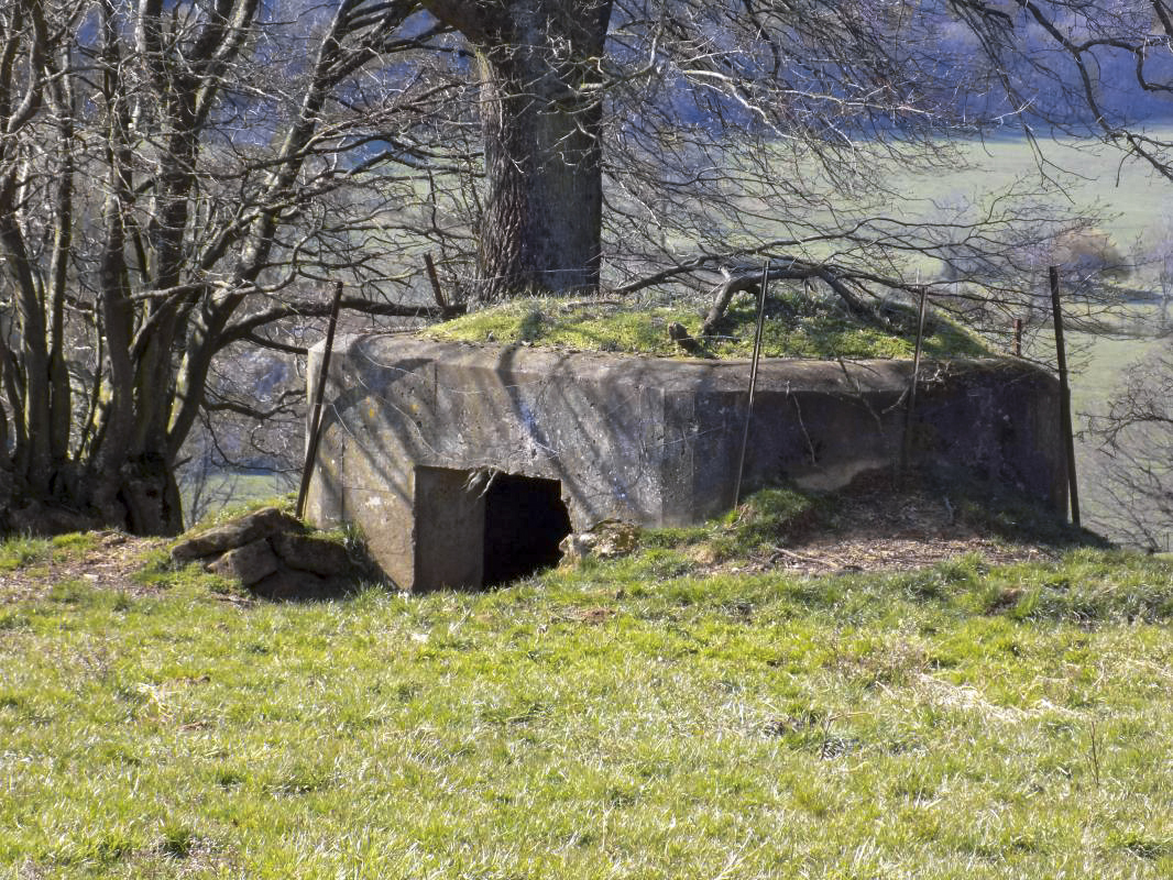 Ligne Maginot - 2B - VAUX LES MOUZON OUEST - (Blockhaus pour canon) - Face est / sud