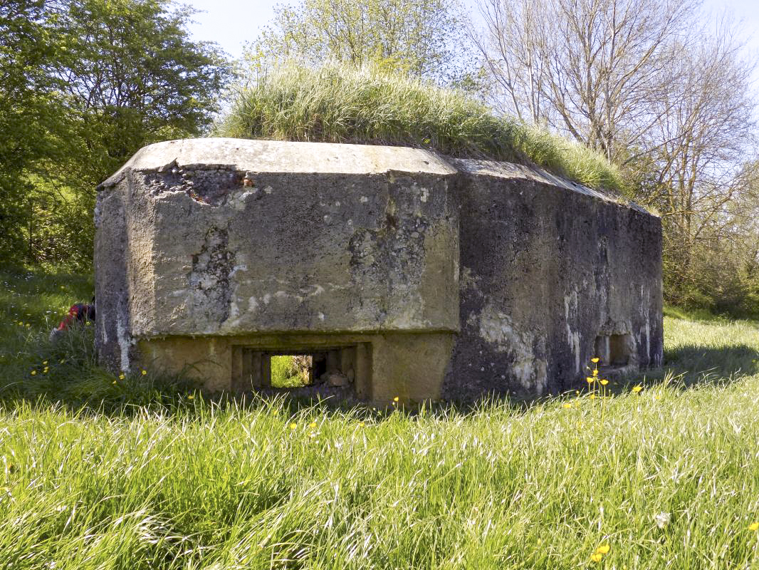 Ligne Maginot - 2C - LA CABRETTE - (Blockhaus pour canon) - Faces droite et centrale