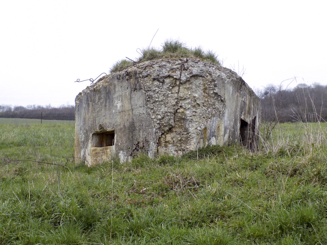 Ligne Maginot - 7B - LES NASSES OUEST - (Blockhaus pour arme infanterie) - Faces gauche / l'arrière