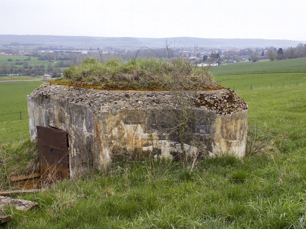 Ligne Maginot - 7B - LES NASSES OUEST - (Blockhaus pour arme infanterie) - Vue vers la Meuse et Mouzon