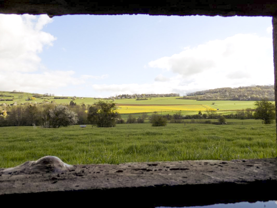 Ligne Maginot - 8B - FOCHELLE - (Blockhaus pour arme infanterie) - Créneau Hotchkiss vers le nord-est