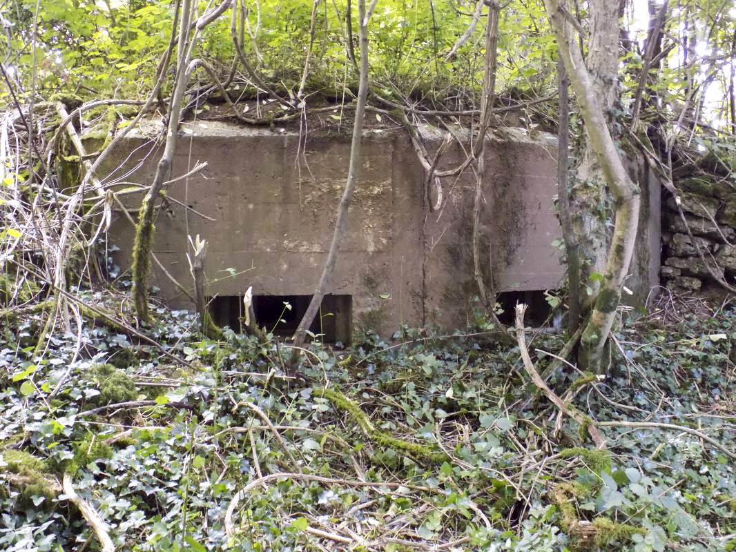 Ligne Maginot - 10B - CHAMP FONTAINE - (Blockhaus pour arme infanterie) - Face frontale