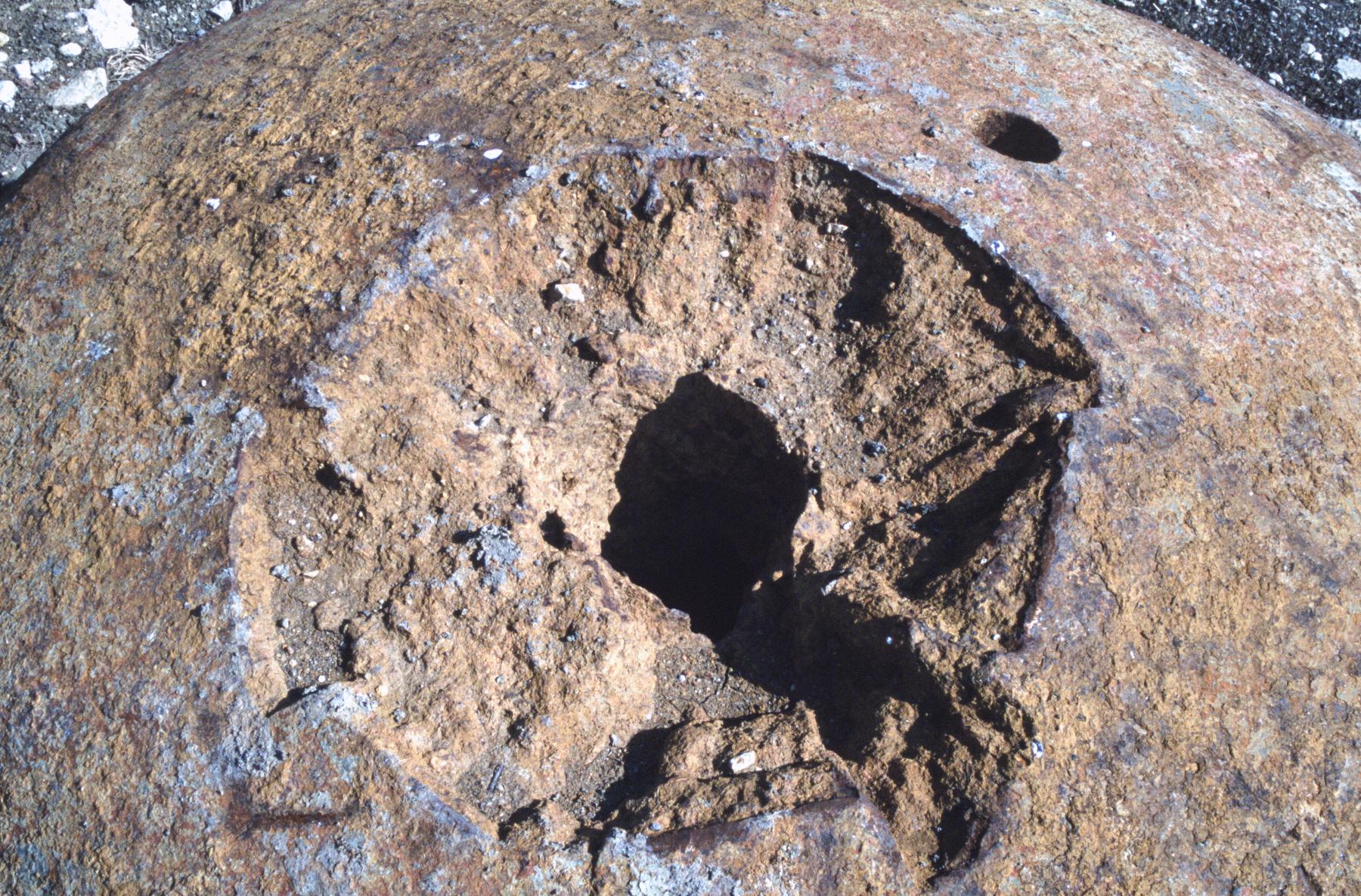 Ligne Maginot - LAUDREFANG - A37 - (Ouvrage d'infanterie) - Bloc 3
Le résultat des essais sur la cloche GFM - MANSUY Michel