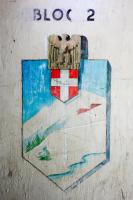 Ligne Maginot - LAVOIR - (Ouvrage d'artillerie) - Bloc 2
Etage intermédiaire
Insigne de la 53° Bie du 164° RAP