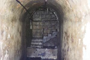 Ligne Maginot - LAUDREFANG - A37 - (Ouvrage d'infanterie) - Bloc 3
L'escalier et le début de galerie