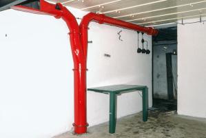 Ligne Maginot - LAUDREFANG - A37 - (Ouvrage d'infanterie) - Bloc 3
Chambre de tir jumelages de mitrailleuses et canon de 47
En cours de restauration