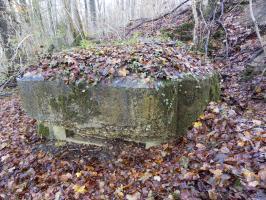 Ligne Maginot - 13A - BOIS DE BLANCHAMPAGNE EST - (Blockhaus pour arme infanterie) - Face gauche